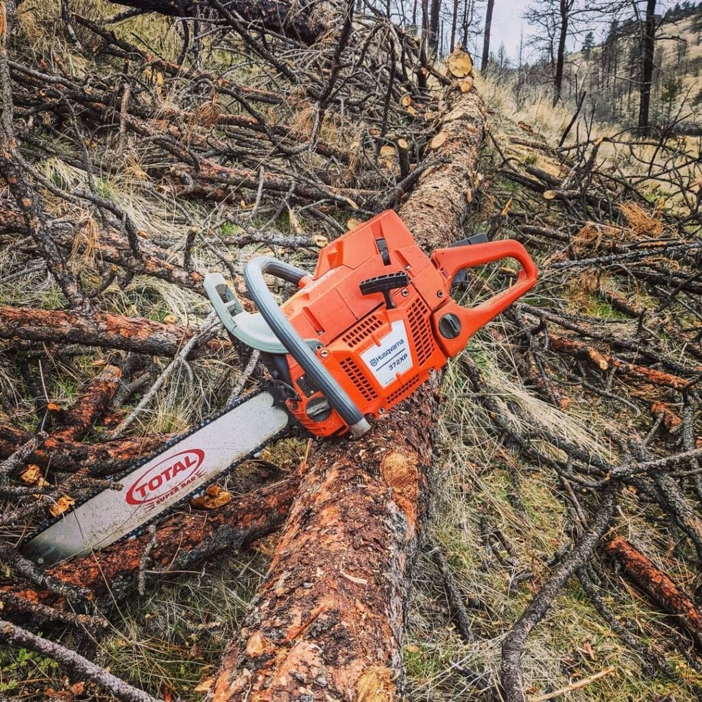 testing trying husqvarna 372xp