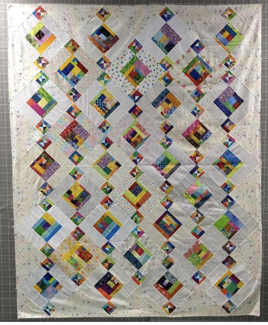 log cabin chandelier quilt pattern