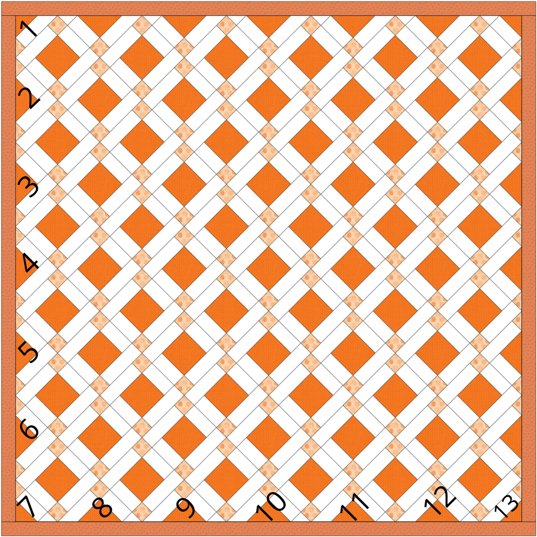 step 4 how to make a chandelier quilt