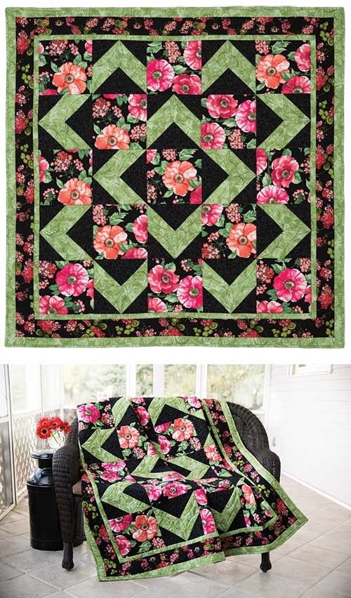 floral walk about walk about quilt patterns