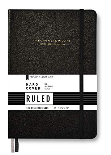 Minimalism Art, Premium Hard Cover Notebook Journal, Large Size, Composition B5 7.6