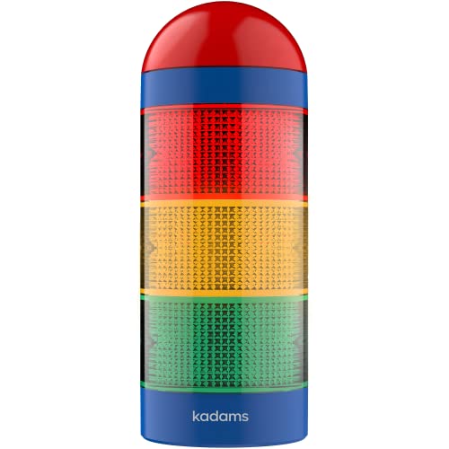 KADAMS Visual Timer for Kids with Audio Pre-alarm Traffic Light Visual Audio Timer for Kids Toddler Teachers Classroom Home Kindergarten Time Management Tool 24hr Countdown Pause Memory Function Blue