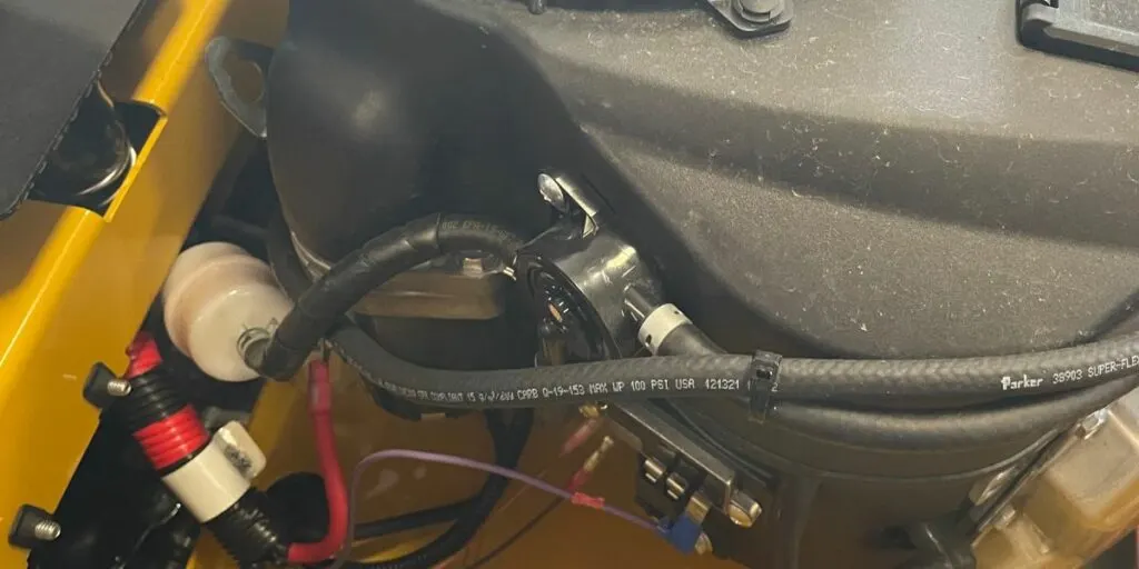 Hustler mower engine runs rough