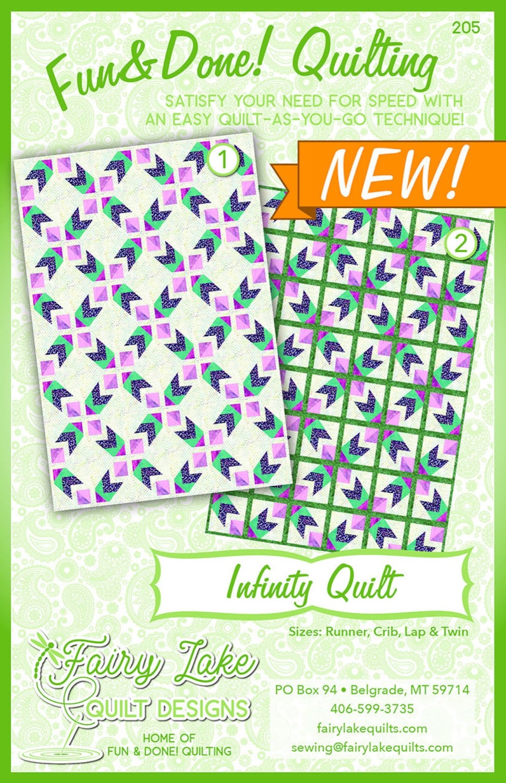infinity quilt as you go quilt patterns