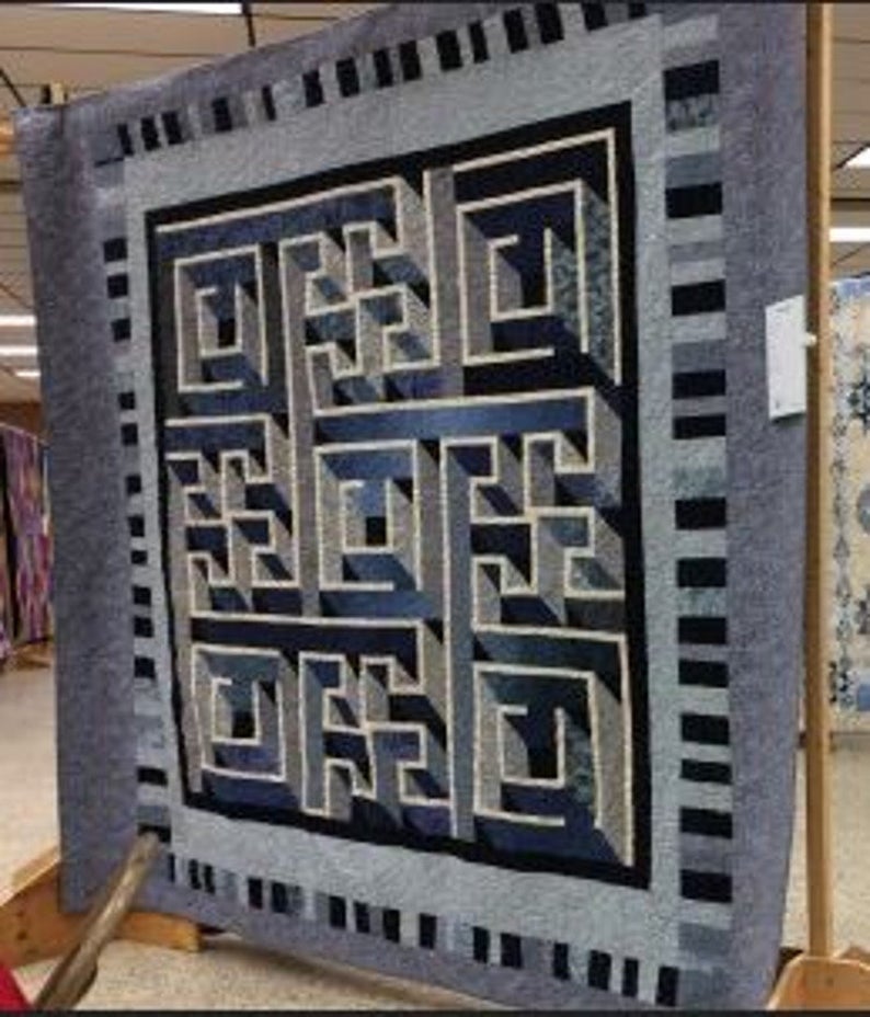 labyrinth walk quilt pattern