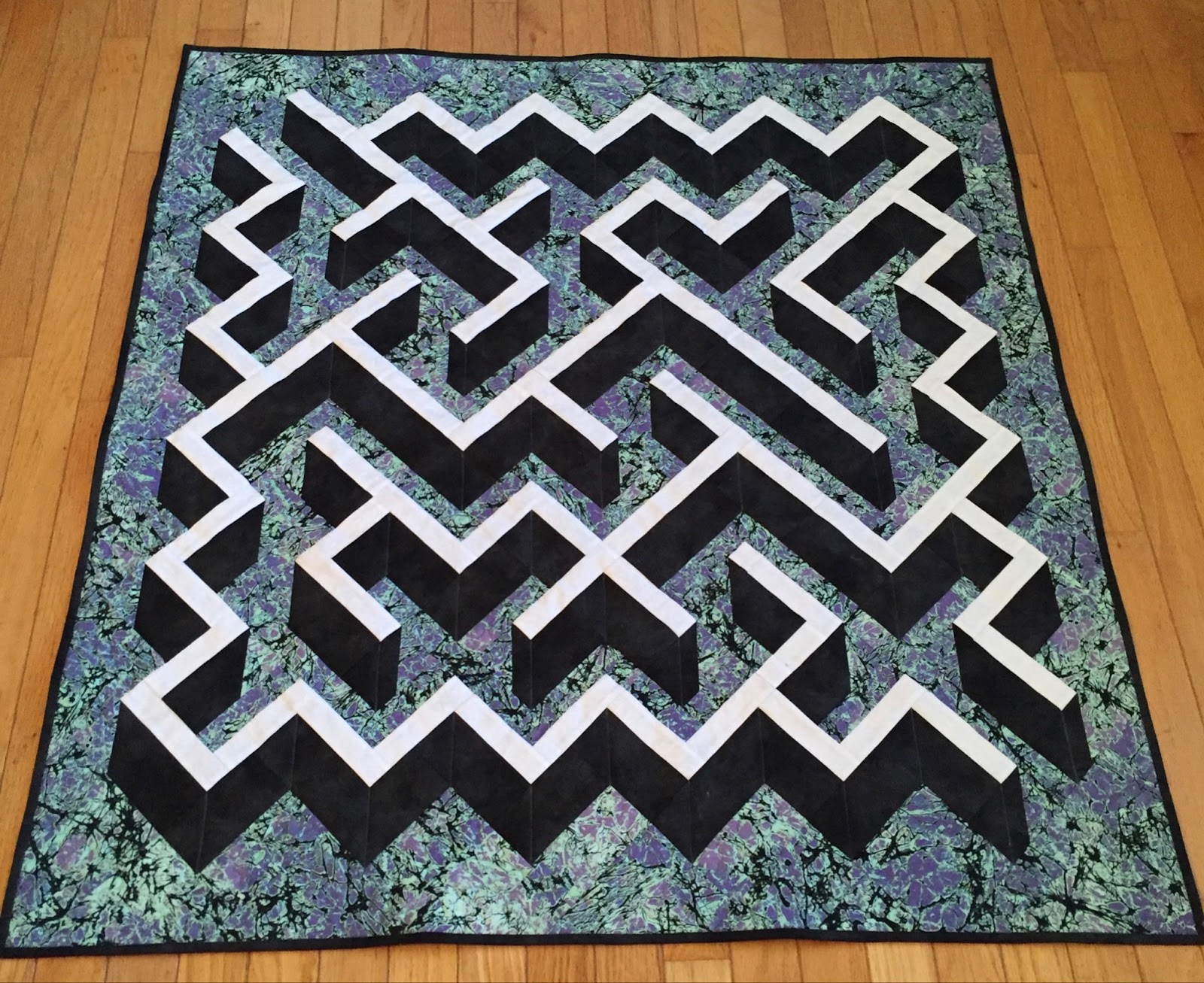 3D maze on the diagonal