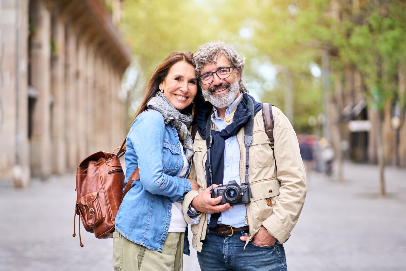 Tourist Senior Couple