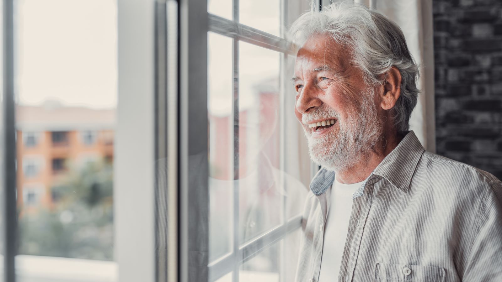 Happy Older Man