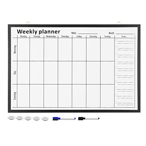 Navaris Weekly Planner White Board - 24