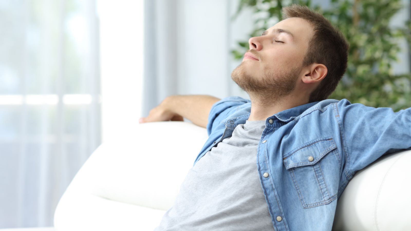 Relaxed Man And Happy