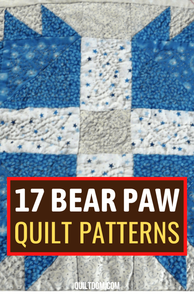 Looking for something interesting to quilt on? Try these bear paw quilt patterns we've collected in this post.