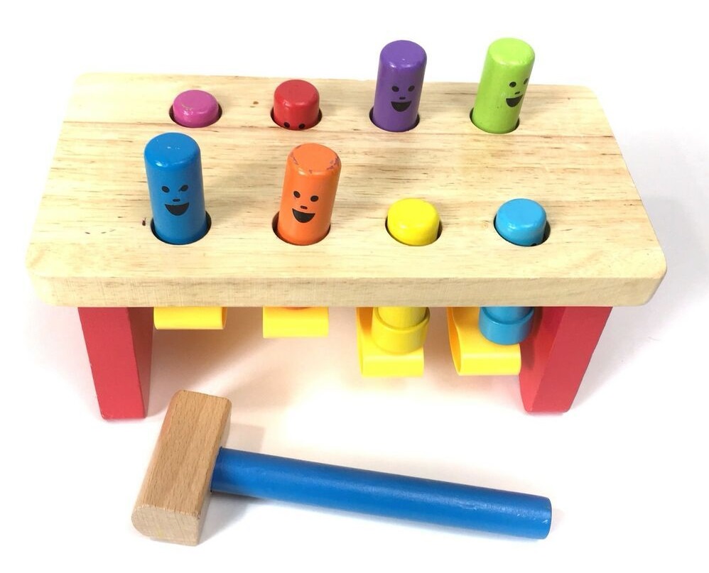 Pounding Wooden Bench toy