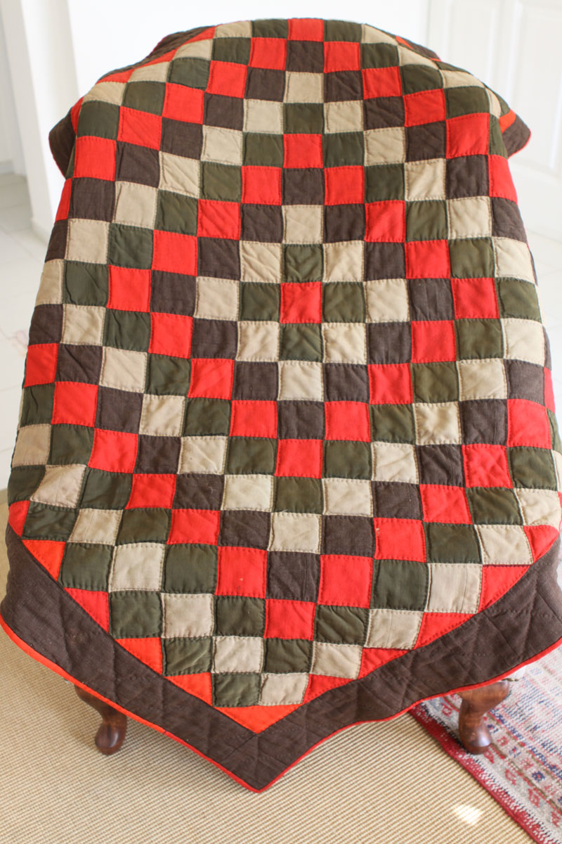 Antique Woolen Amish Quilt