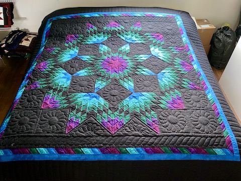 Broken Star Amish Quilt