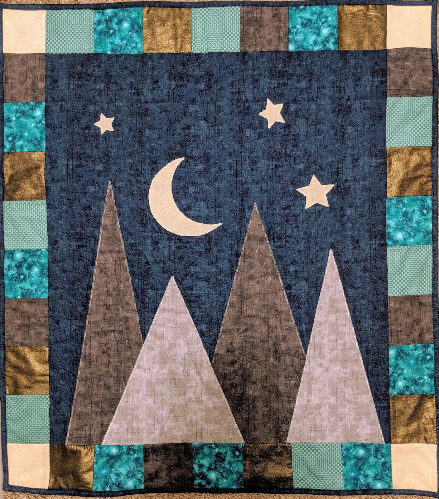 midnight mountains baby boy quilt patterns
