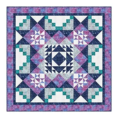 11. Stargazer Quilt 86" x 86" Quilt kit by The Bundle