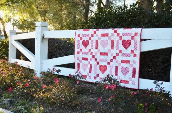 chains of love fat quarter quilt pattern