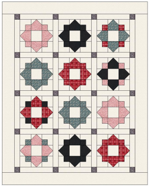 cabin fever fat quarter quilt pattern