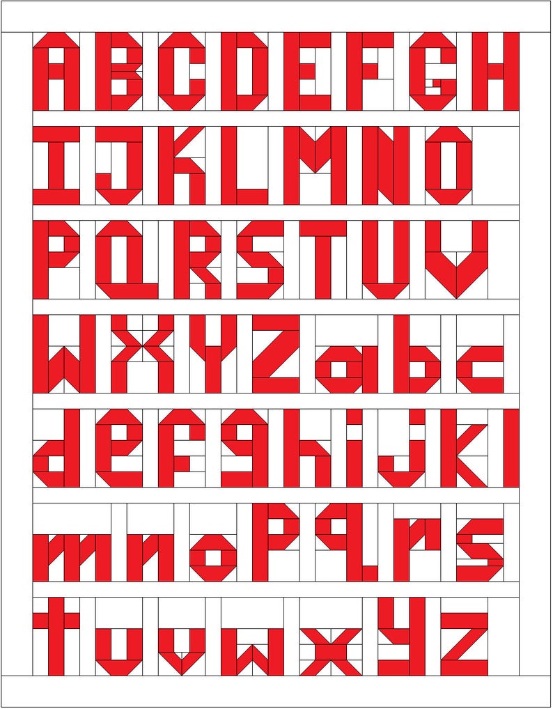 Alphabet blocks