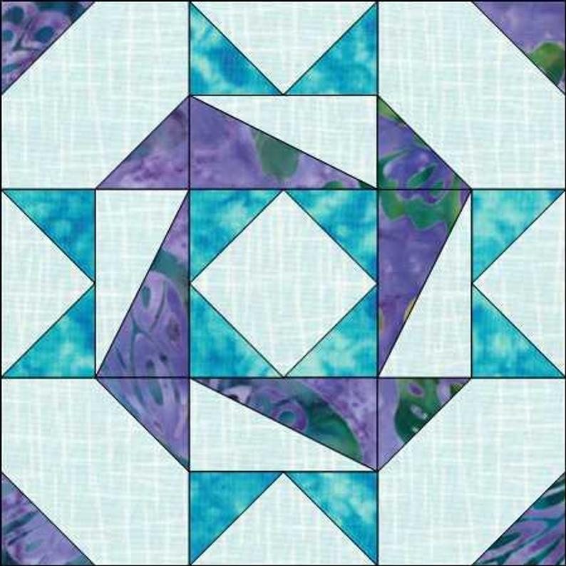 Twisted Star Block
