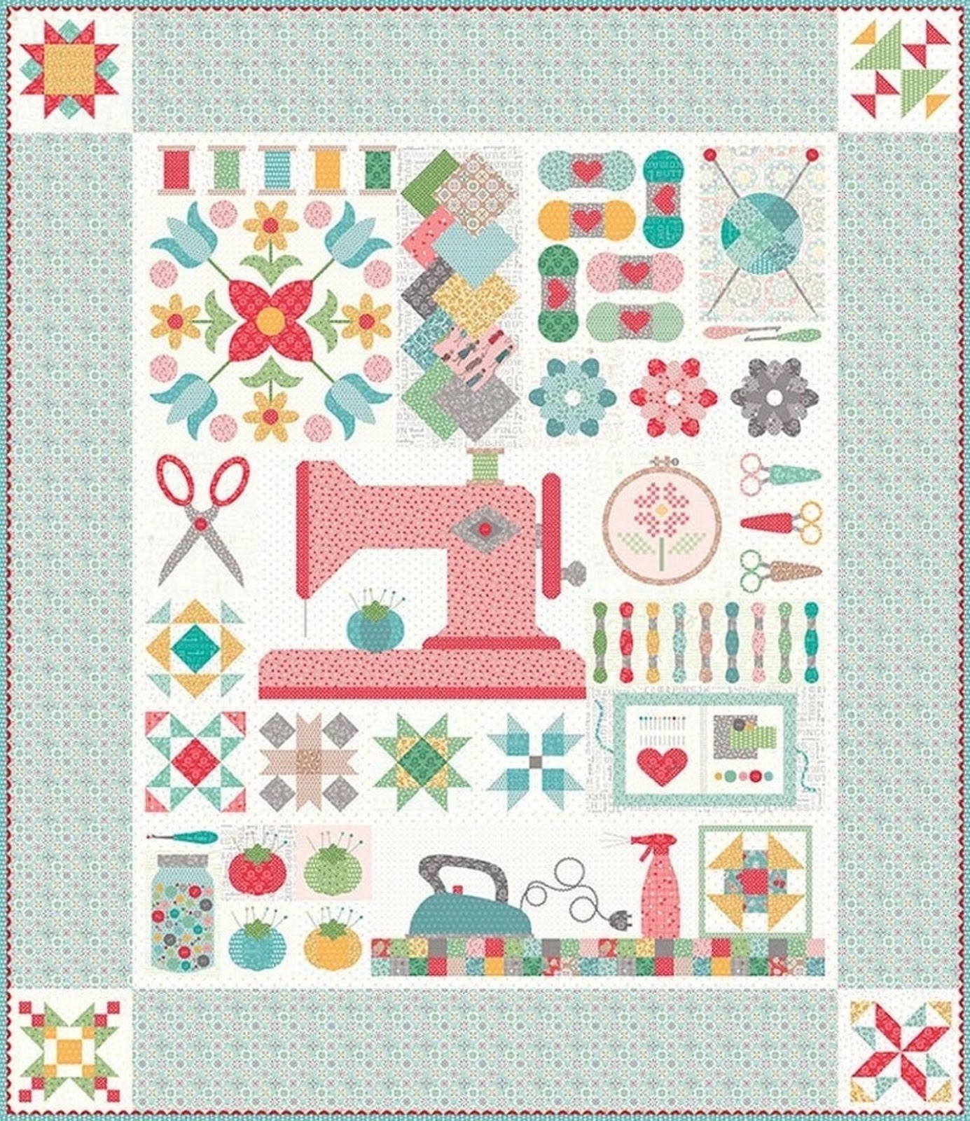 my happy place kit Lori Holt Quilt Kits