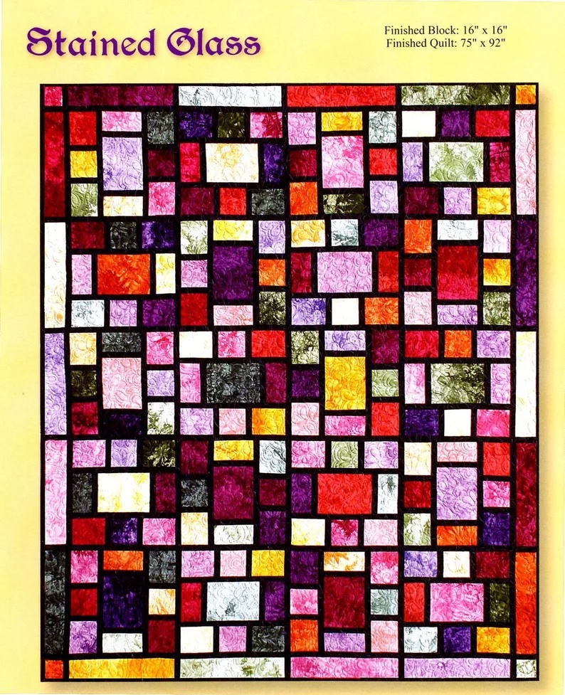 Simply Sashed: Stained Glass