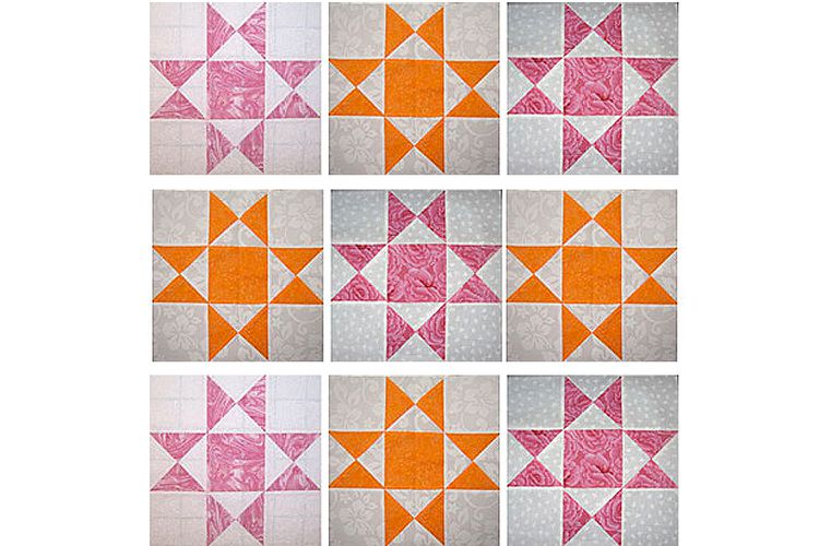 ohio star quilt free quilt block patterns 12 inch