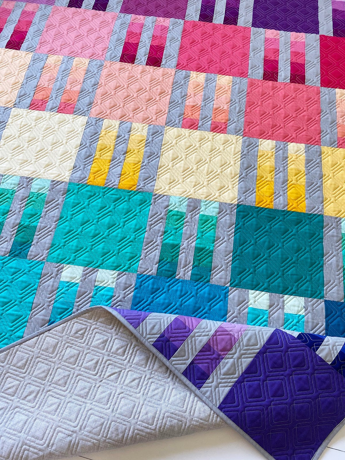 Picket Fence layer cake quilt