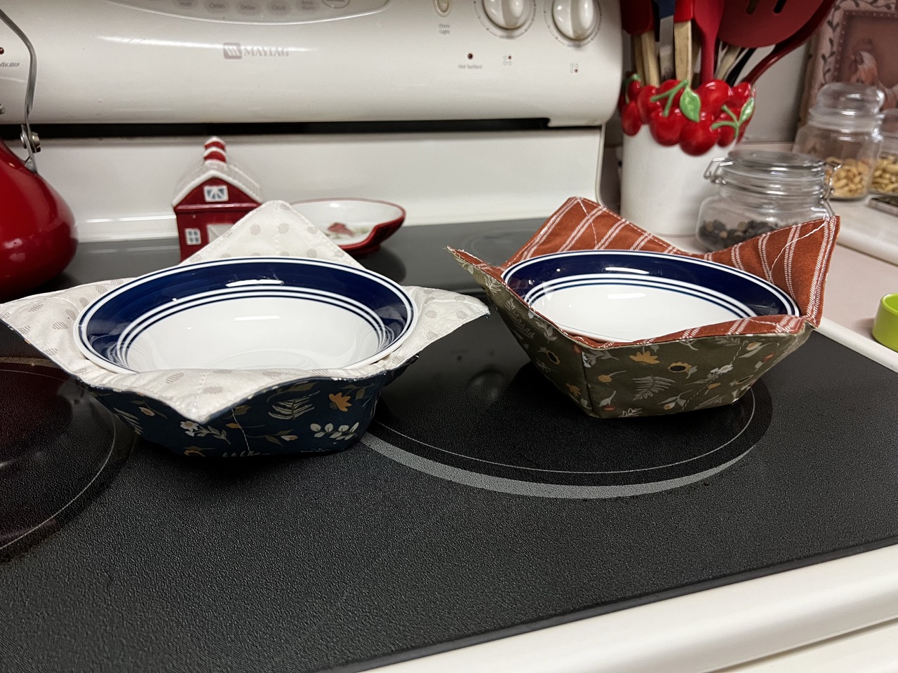 bowl cozies Easy sewing projects for gifts