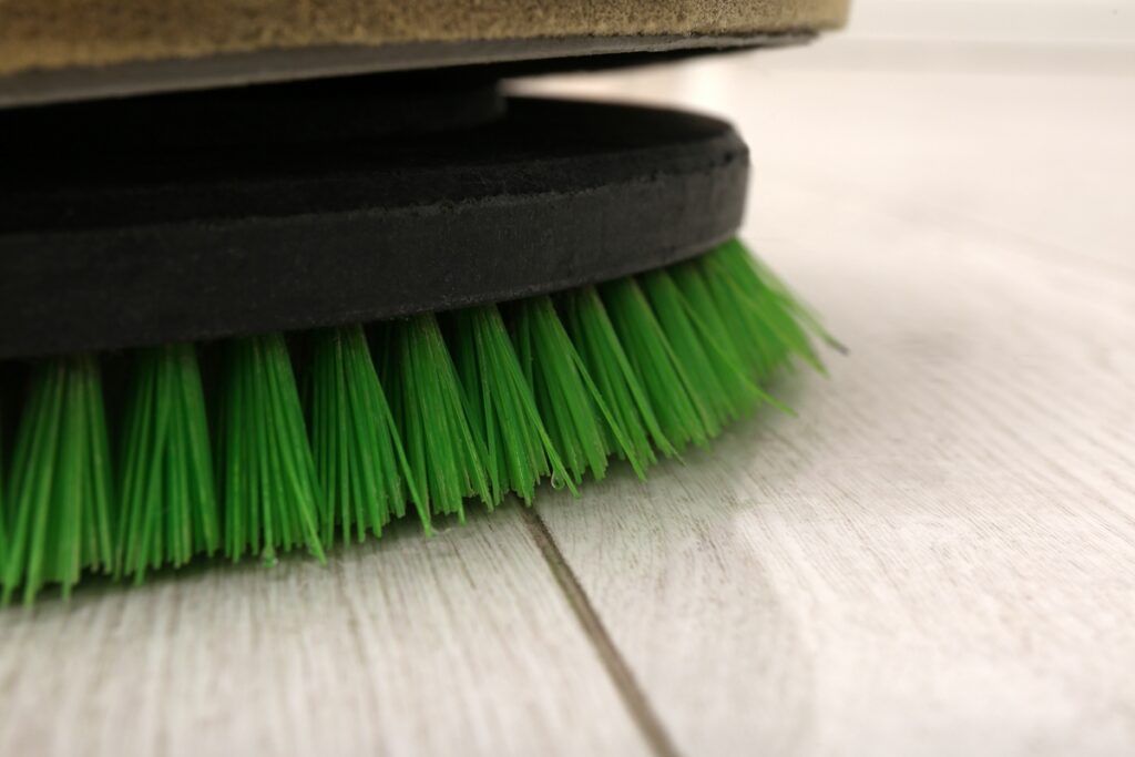 floor buffer machine close up