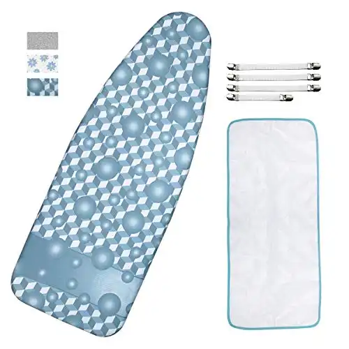 1. Extra-Wide Ironing Board Cover and Pad