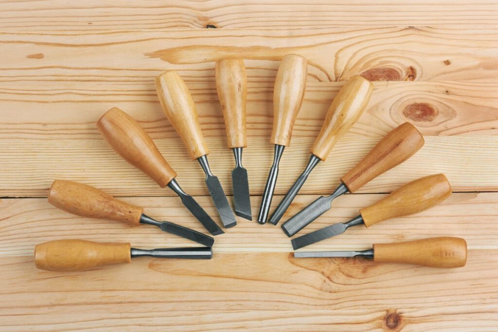 a set of chisels