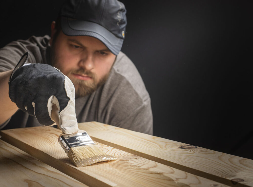 applying a wood finish