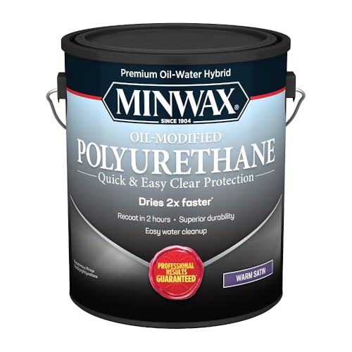 1 gal Minwax 71033 Clear Premium Oil-Water Hybrid...