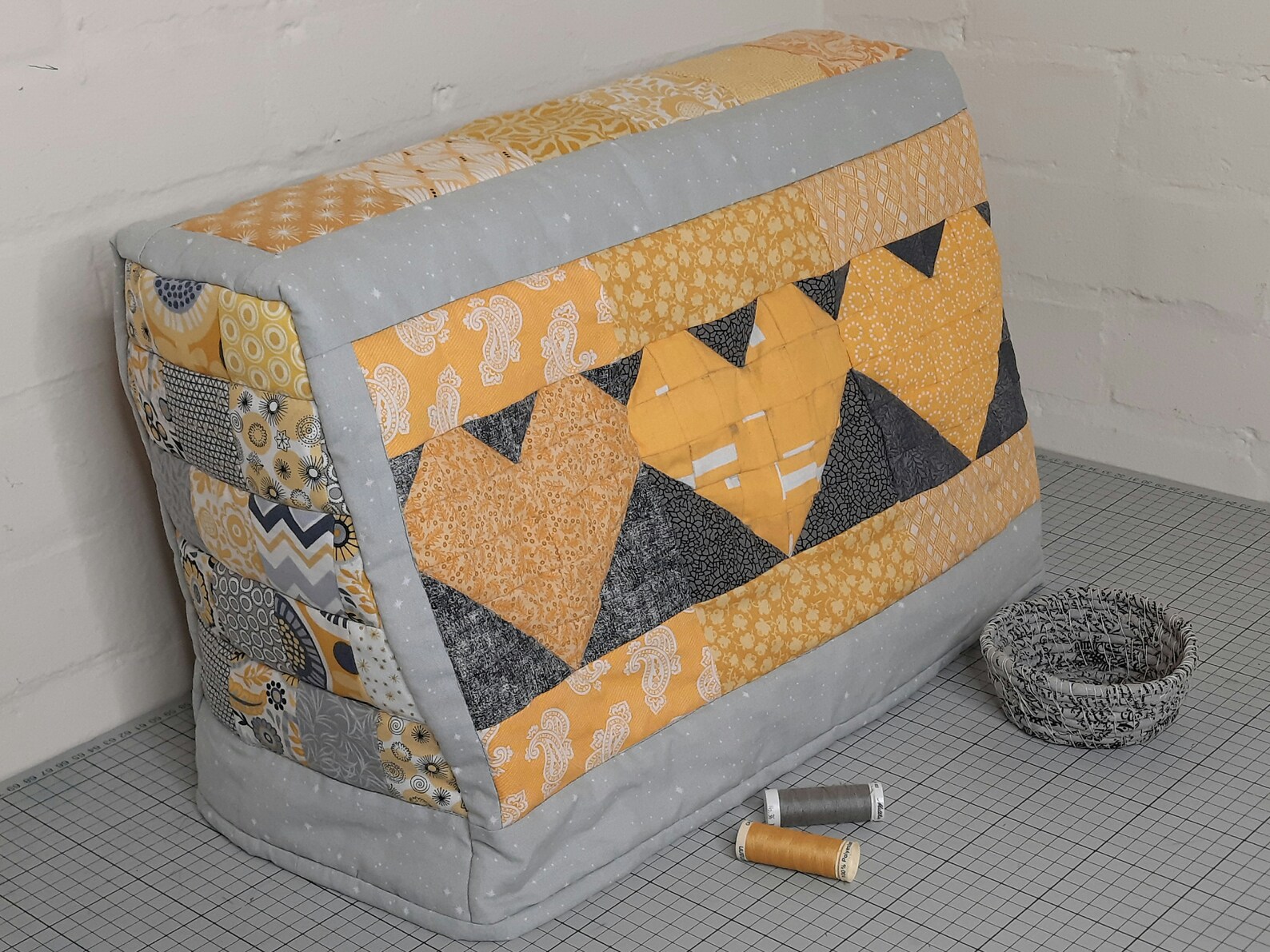 hearts sewing machine cover patterns