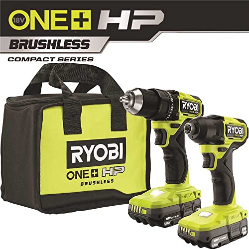Ryobi ONE+ HP 18V Brushless Cordless Compact 1/2...