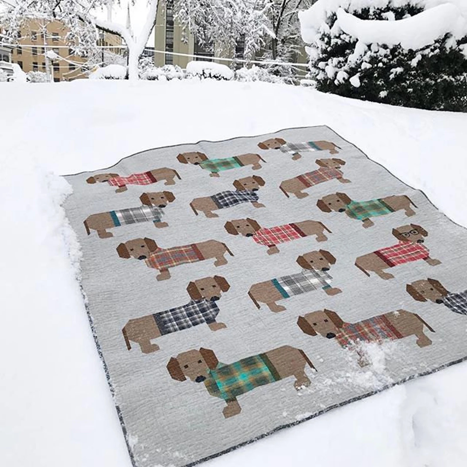 dog in sweaters dog quilt patterns