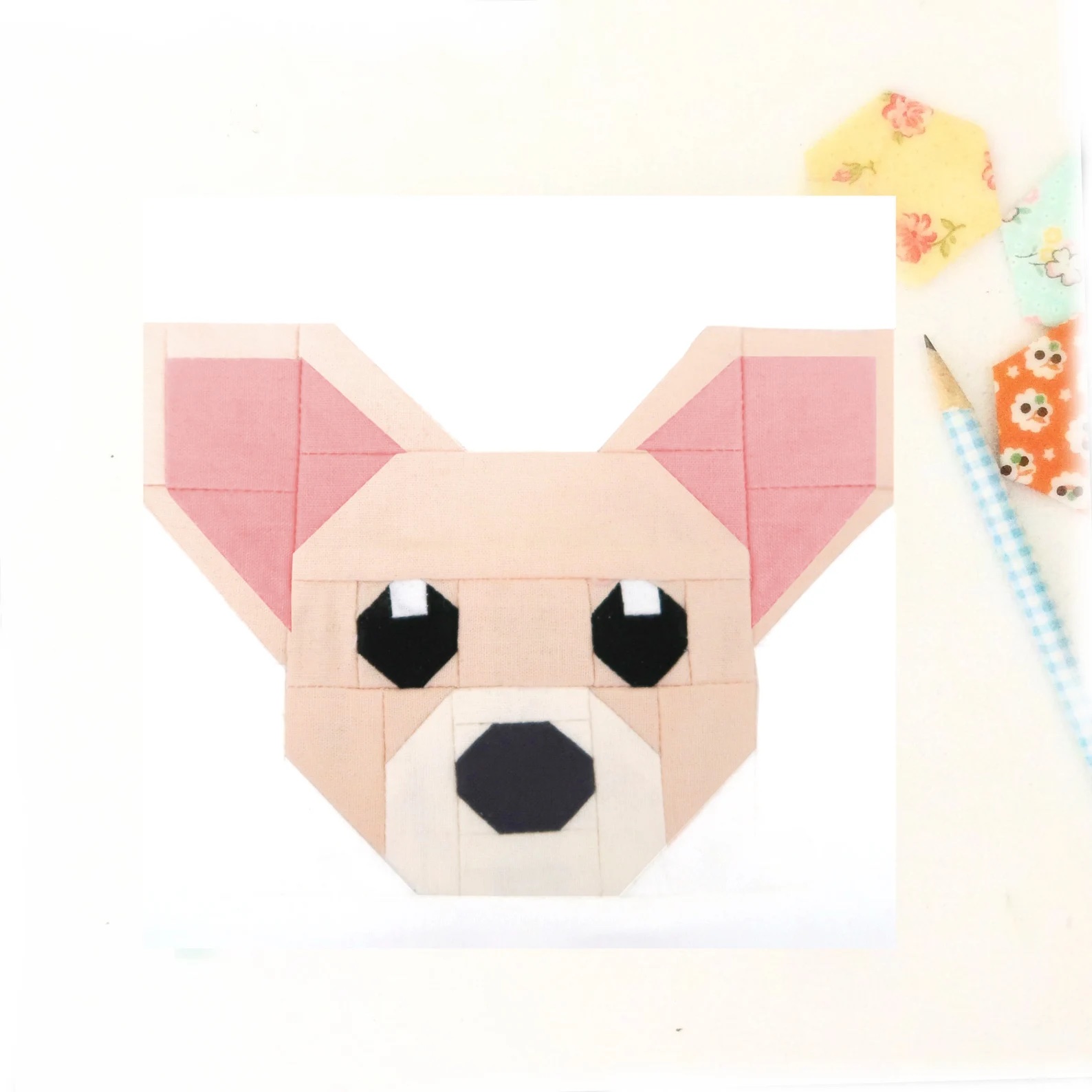 chihuahua block dog quilt patterns