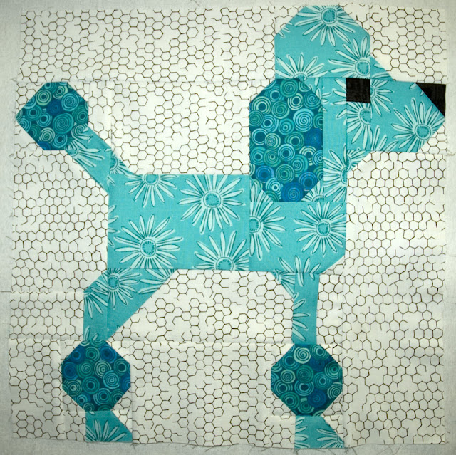 poodle block dog quilt patterns