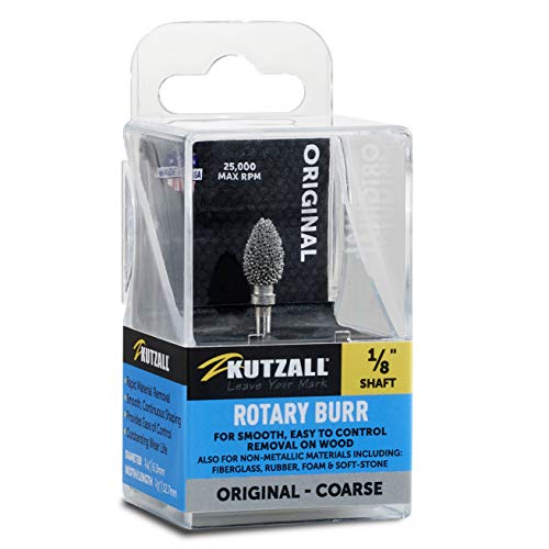 Kutzall Original Flame Rotary Burr, 1⁄8' Shaft,...