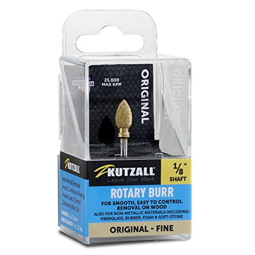 Kutzall Original Flame Rotary Burr, 1⁄8' Shaft,...
