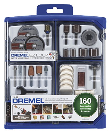 Dremel 160-Piece Rotary Tool Accessory Kit with EZ...