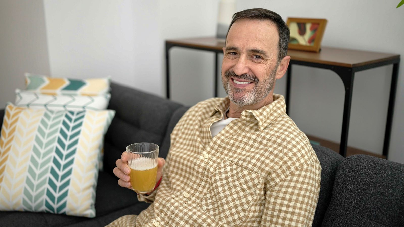 Man Holding Beer