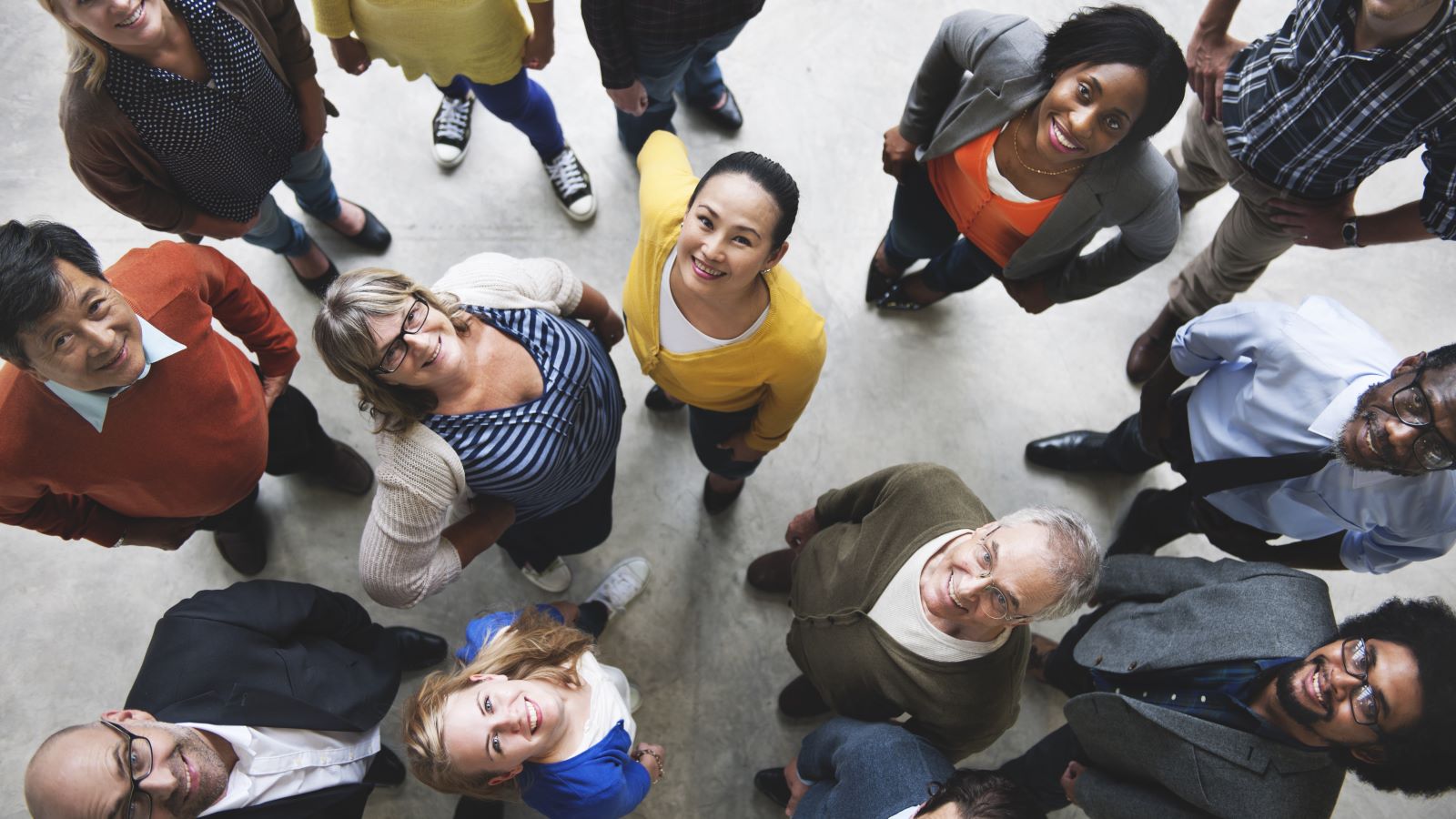 Happy Diverse People