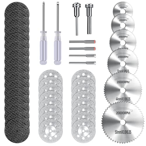Winzwon Cutting Wheels Set 44 Pcs for Dremel...