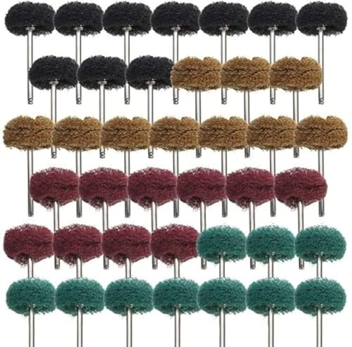 Rocaris 40 Pack 1 inch Abrasive Wheel Buffing...
