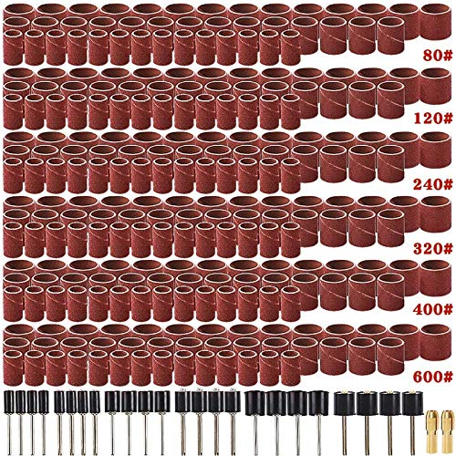 Coceca 458pcs Sanding Drums for Drum Sander, Kit...