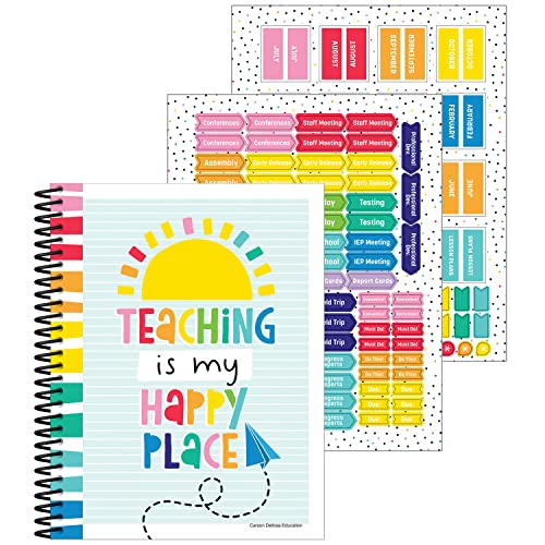 Carson Dellosa Happy Place Teacher Planner, 8