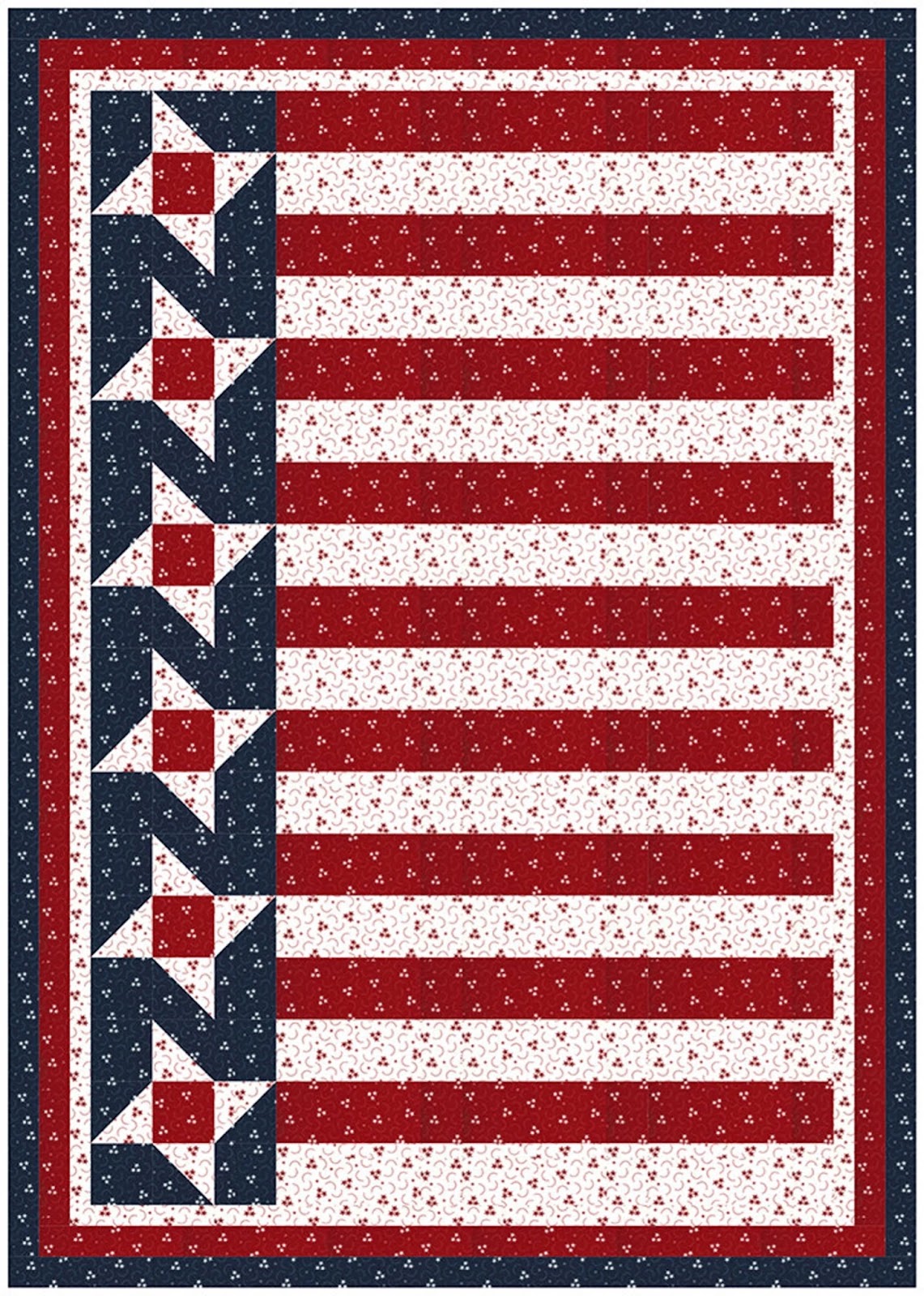 Olde Glory 3-Yard Quilt Patterns
