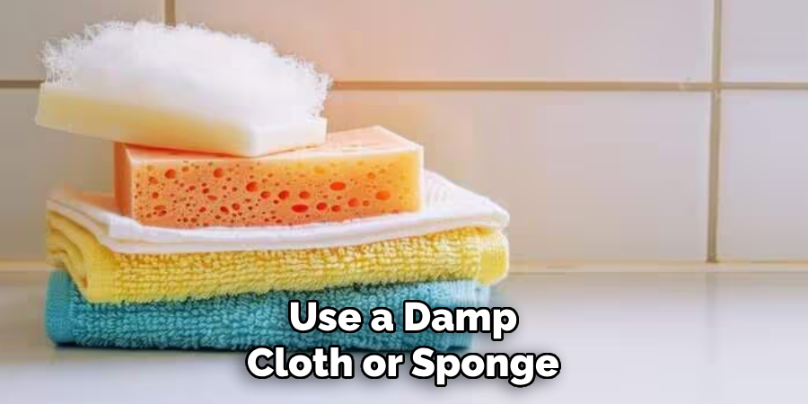 Use a Damp Cloth or Sponge